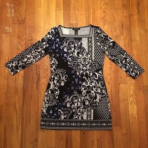 White House Black Market Printed Tunic